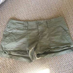 Express Olive Shorts Size 2
